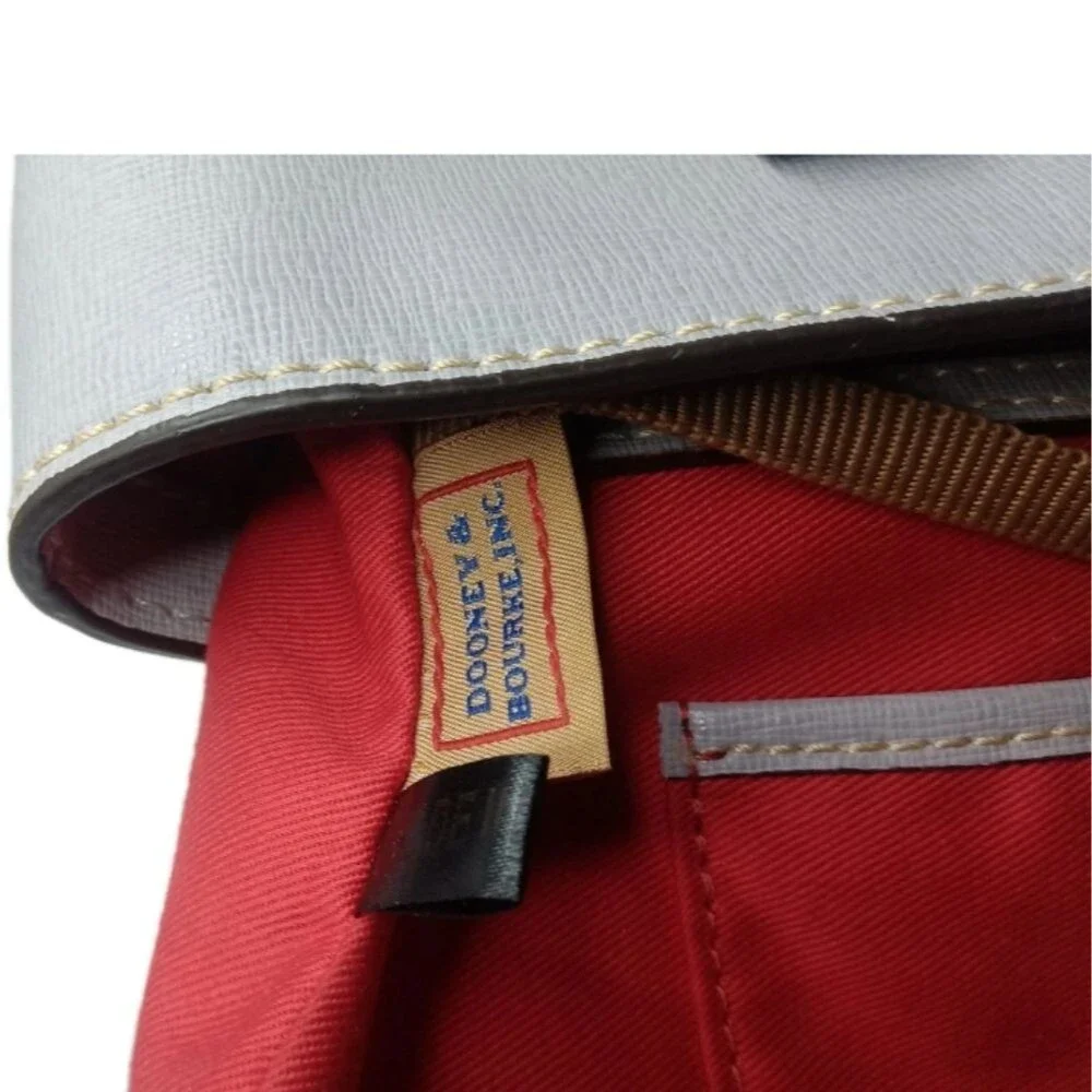 Dooney & Bourke Saffiano Small Lexington Shoulder Bag Gray